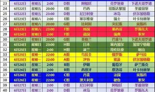 中国足球队赛程世界杯